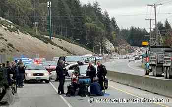 Two arrested in old-growth-logging protest on highway near Langford - Squamish Chief