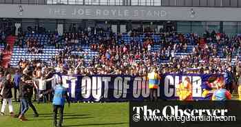 Oldham drop out of Football League after 115 years amid fierce protests - The Guardian