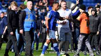 Oldham fans storm the pitch as club are relegated - Oldham Chronicle