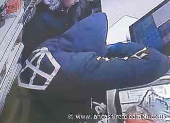 Police seek masked man after knifepoint robbery at newsagents