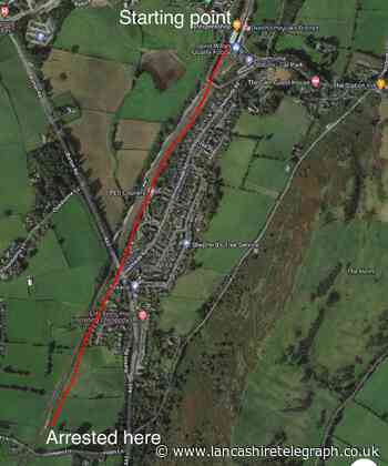 Man arrested for trying to walk from Lakes to Leyland along train tracks