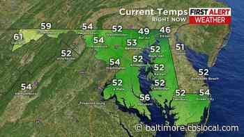 Maryland Weather: Cloudy And Mild
