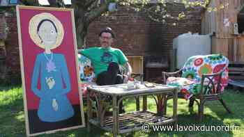 Wasquehal : il organise des expositions dans son jardin pour « rendre l'art accessible » - La Voix du Nord