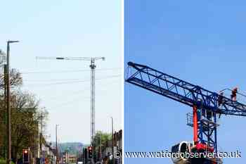 Crane goes up ahead of major St Albans Road homes scheme