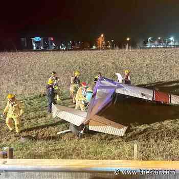 Pilot escapes injury after small plane crashes near Buttonville Airport in Markham - Toronto Star
