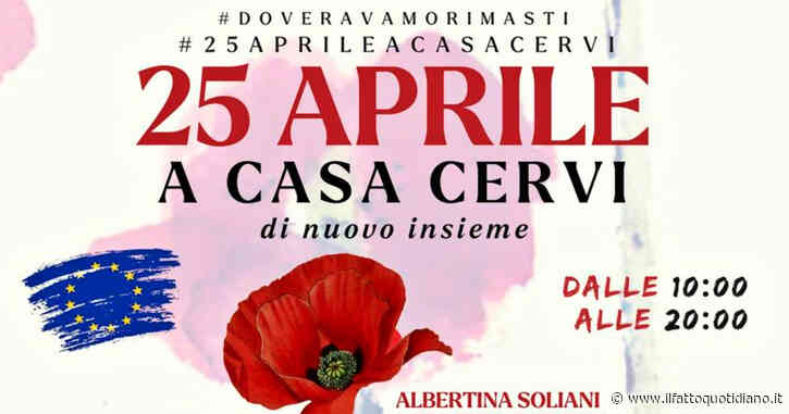 25 aprile, la diretta dell’Istituto Cervi per la festa della Liberazione: tra gli ospiti don Luigi Ciotti e Gad Lerner