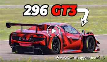 Ferrari 296 GT3 in pista a Fiorano [VIDEO] - Autoappassionati.it