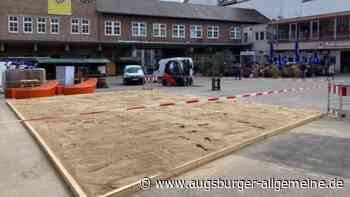 Biergarten und Sandkasten: Stadtmarkt wird für den Stadtsommer umgestaltet