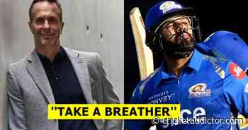 IPL 2022: Time For Rohit Sharma To Take A Breather: Michael Vaughan Wants Winless Mumbai Indians To Give Youngsters A Chance In IPL 15 - Cricket Addictor