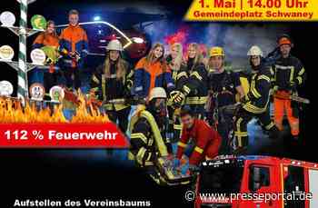 FW-PB: Vereinsbaum und Maikranz werden aufgestellt - 112 Prozent Feuerwehr erleben