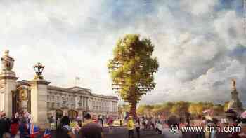 Giant sculpture made from 350 trees to stand outside Buckingham Palace