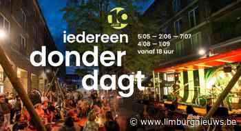 Genk: Stad Genk viert 10 jaar Iedereen donderdagt (20 april 2022) - Limburgnieuws.be