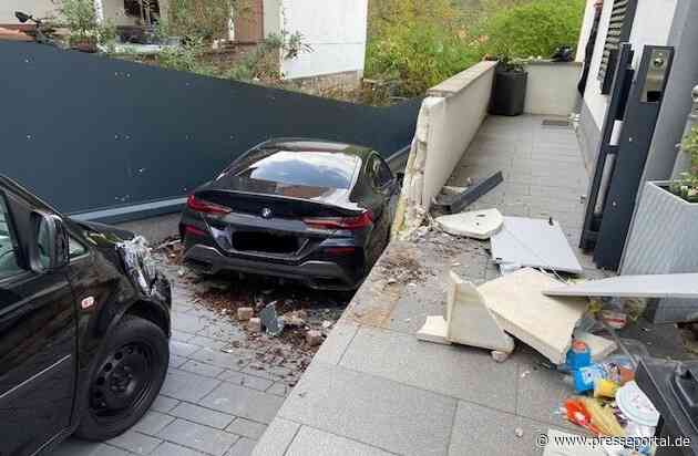 POL-PDNW: Das Gaspedal mit der Bremse verwechselt...