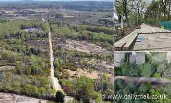 Images show countryside route of 55-mile pipelne that will deliver aviation fuel to Heathrow - Daily Mail