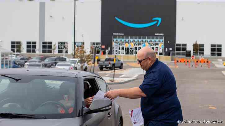 Amazon warehouse workers in Alberta file a second time for unionization vote