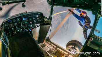 Video shows pilots switching planes mid-air, one crash lands