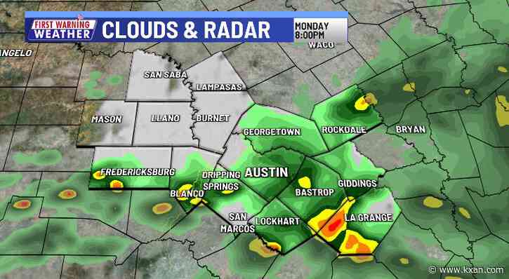 After record rainfall at the Austin airport, lighter showers remain possible