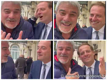 Sanremo, Pino Insegno a Marco Scajola: "Non è un psicologo, in realtà è un architetto" (video) - SanremoNews.it