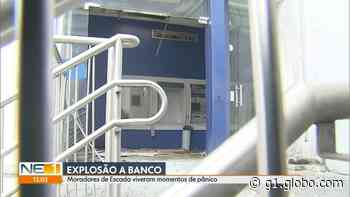 Bandidos explodem agência da Caixa em Escada - Globo