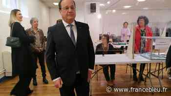 François Hollande vote à Tulle en compagnie de Julie Gayet pour le second tour de l'élection présidentielle - France Bleu