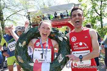 Favoriten siegen beim Hermannslauf: Elias Sansar wieder Erster an der Sparrenburg in Bielefeld - Radio Bielefeld
