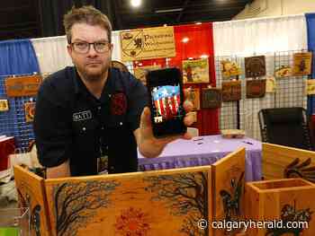 'A bit discouraging': Handcrafted Captain America shield stolen from local vendor at Calgary Expo - Calgary Herald