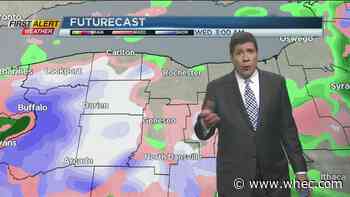 First Alert Forecast:  Storms move out, cold moves in