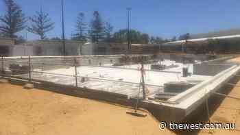 Extreme rains damage upgrade works to Geraldton Aquarena outdoor pool, work put on hold - The West Australian