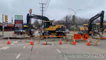 Saskatoon intersection reopens following sinkhole repair | CTV News - CTV News Saskatoon