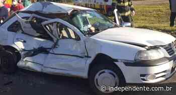 Casal fica ferido em acidente de trânsito na BR-386, em Soledade - Mídia Independente