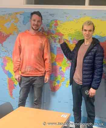 Lancashire's first Ukrainian refugee, Vlad, enrols at college