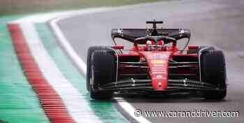 Leclerc puede con Sainz en unos Libres 1 con lluvia en Imola - Car and Driver