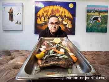 Chef serves up Indigenous knowledge, culture through cooking classes at Edmonton library - Edmonton Journal