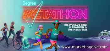 Degree boosts inclusivity in metaverse with virtual marathon - Marketing Dive