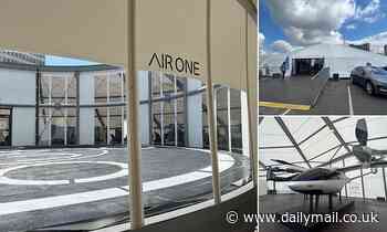 MailOnline visits the world's first VERTIPORT in Coventry that will serve as a hub for flying cars