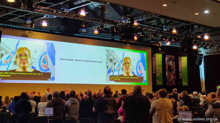 ‘This is genocide,’ Ukrainian union leader tells health conference