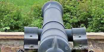 Kanonen-Replik von Grundstück in Erfde gestohlen