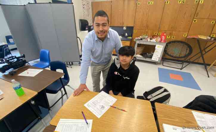 AISD teacher saves student who was choking on water bottle cap