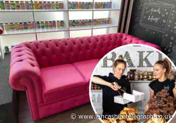 Finch Bakery twins sell iconic pink sofa from Great Harwood shop