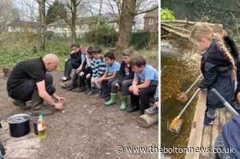 Washacre Primary School forest area gives children 'joy' - The Bolton News