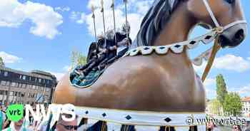 Stoet Rosse Buurten Dendermonde, geslaagde opwarmer voor de Ros Beiaardommegang van volgende maand - VRT NWS