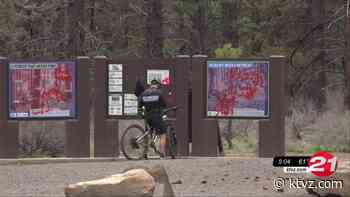 Graffiti-covered signs at Phil's Trail west of Bend are causing frustration - KTVZ