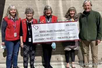 Trail auxiliary donates to specialty care at KBRH - Trail Times