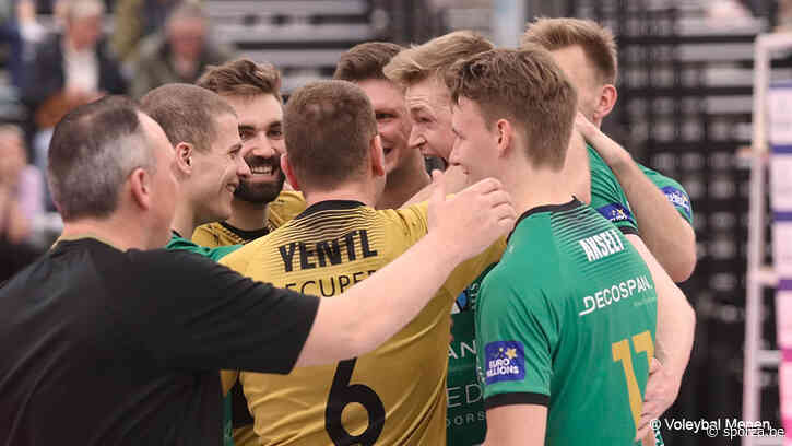 Menen overleeft thriller tegen Roeselare en houdt Maaseik uit finale van play-offs in volleybal - sporza.be