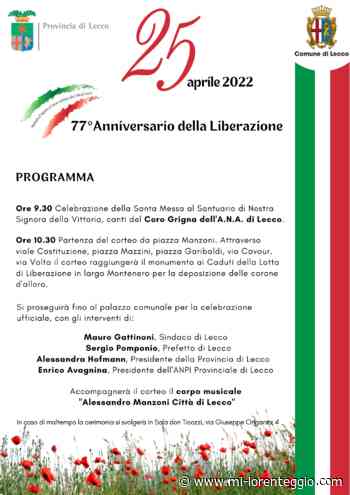 Il 77° Anniversario della Liberazione a Lecco: il programma - MI-LORENTEGGIO.COM - LE ULTIME NOTIZIE DI CRONACA, POLITICA, ANNUNCI, SPORT, FOTO E VIDEO DI MILANO E LA LOMBARDIA - Mi-Lorenteggio