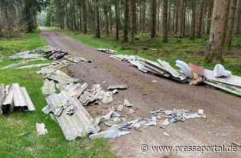 POL-PDTR: Umweltgefährdende Abfallbeseitigung im Wald