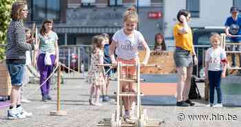 IN BEELD. Racen met zeepkisten op Nielse Buitenspeeldag - Het Laatste Nieuws