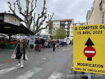 Marché Gambetta à Cannes: attention, le sens de circulation n’est plus le même