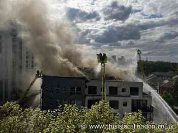 Creek Road Deptford fire: Video of smoke billowing from roof