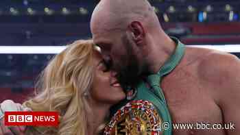 Tyson Fury: Wife Paris 'proud' of boxing glory predicted as a teen